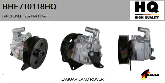 Hydraulic Pump, steering (BHF710118HQ)