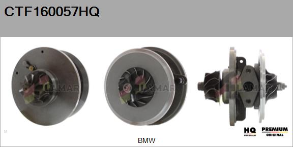 Core assembly, turbocharger (CTF160057HQ)