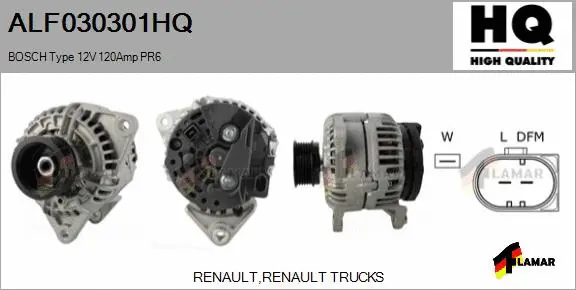 Alternator (ALF030301HQ)