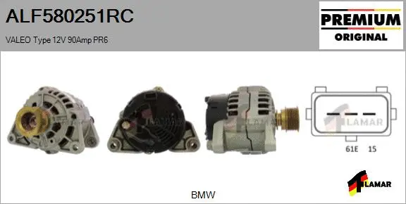 Alternator (ALF580251RC)