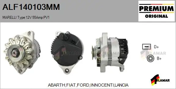 Alternator (ALF140103MM)