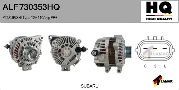 Alternator (ALF730353HQ)