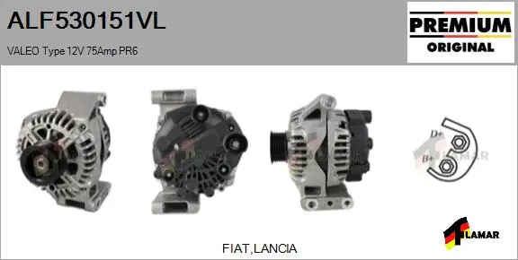 Alternator (ALF530151VL)