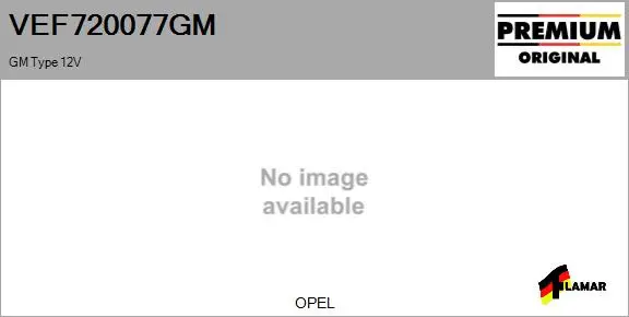 EGR Valve (VEF720077GM)