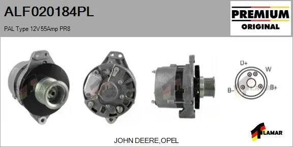 Alternator (ALF020184PL)