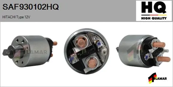 Solenoid Switch, starter (SAF930102HQ)