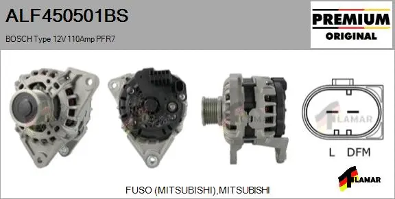 Alternator (ALF450501BS)