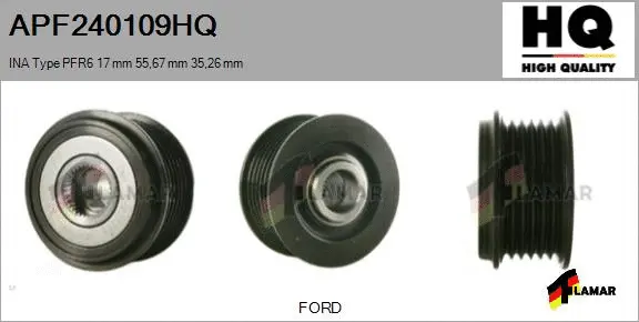 Belt Pulley, alternator (APF240109HQ)