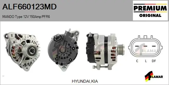 Alternator (ALF660123MD)