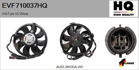 Electric Motor, radiator fan (EVF710037HQ)