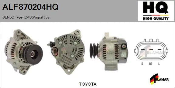 Alternator (ALF870204HQ)