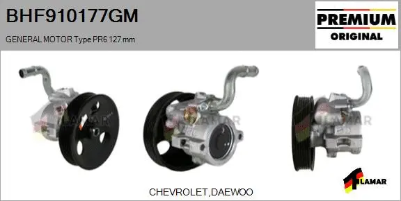 Hydraulic Pump, steering (BHF910177GM)