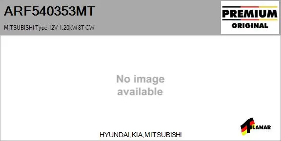Starter (ARF540353MT)