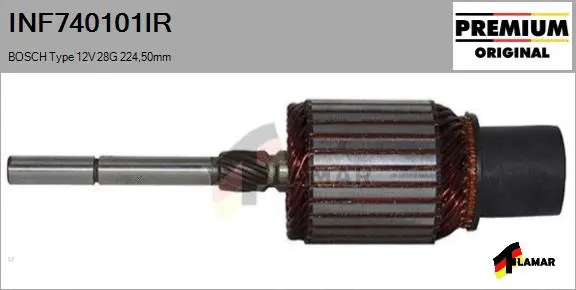 Armature, starter (INF740101IR)