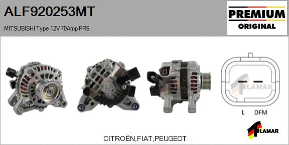 Alternator (ALF920253MT)
