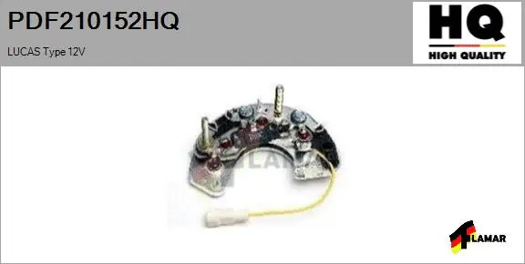 Rectifier, alternator (PDF210152HQ)