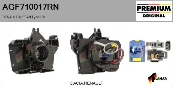 Clockspring, airbag (AGF710017RN)