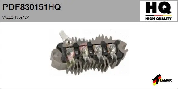 Rectifier, alternator (PDF830151HQ)