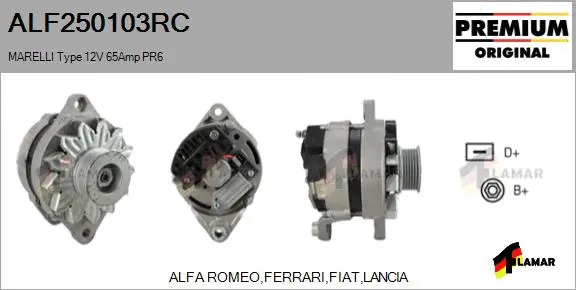 Alternator (ALF250103RC)