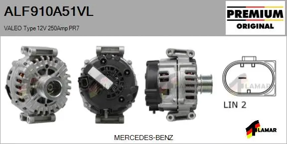 Alternator (ALF910A51VL)