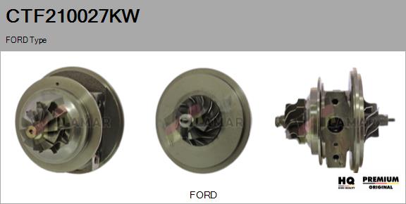 Core assembly, turbocharger (CTF210027KW)