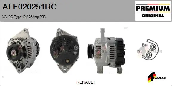 Alternator (ALF020251RC)