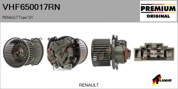 Interior Blower (VHF650017RN)