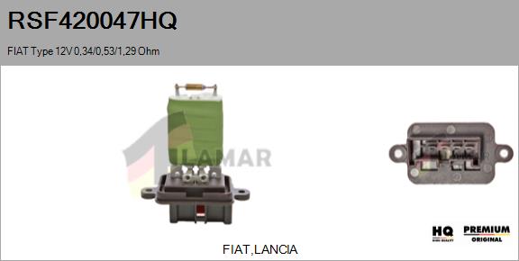 Resistor, interior blower (RSF420047HQ)