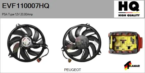 Electric Motor, radiator fan (EVF110007HQ)