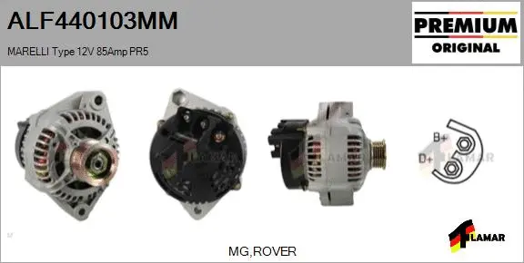 Alternator (ALF440103MM)