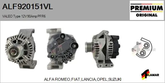 Alternator (ALF920151VL)