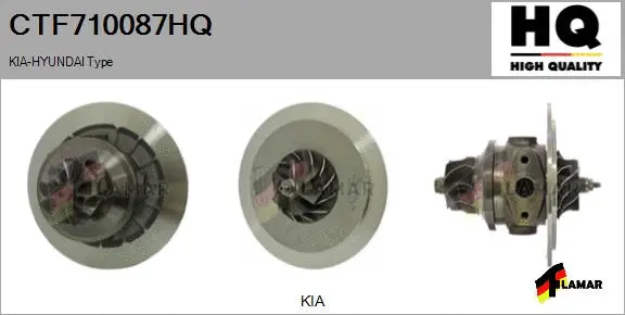 Core assembly, turbocharger (CTF710087HQ)