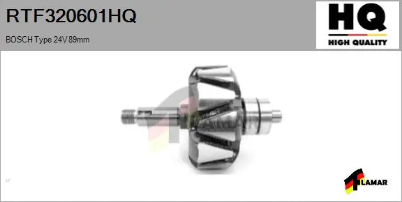 Rotor, alternator (RTF320601HQ)
