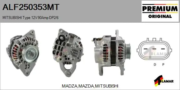 Alternator (ALF250353MT)