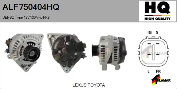 Alternator (ALF750404HQ)