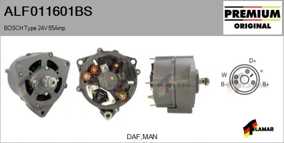 Alternator (ALF011601BS)