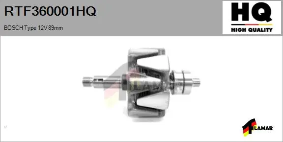 Rotor, alternator (RTF360001HQ)