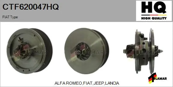 Core assembly, turbocharger (CTF620047HQ)