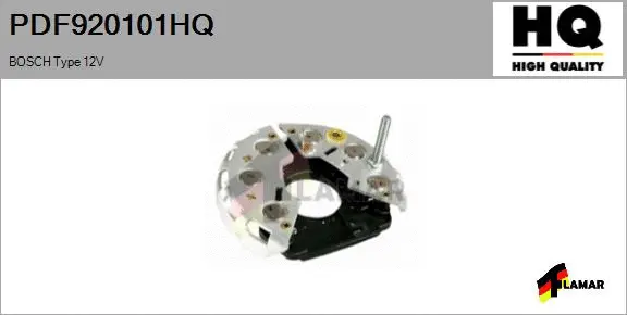 Rectifier, alternator (PDF920101HQ)