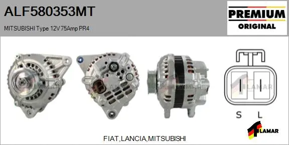 Alternator (ALF580353MT)