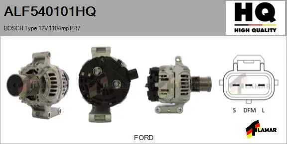 Alternator (ALF540101HQ)