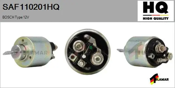 Solenoid Switch, starter (SAF110201HQ)