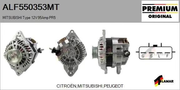 Alternator (ALF550353MT)