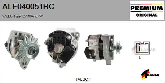Alternator (ALF040051RC)