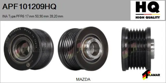 Belt Pulley, alternator (APF101209HQ)