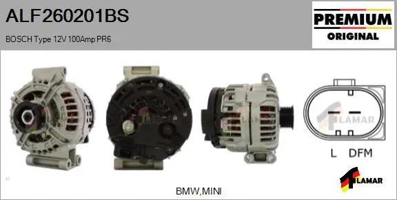 Alternator (ALF260201BS)
