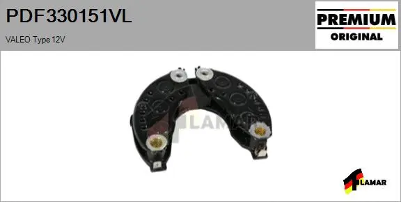 Rectifier, alternator (PDF330151VL)