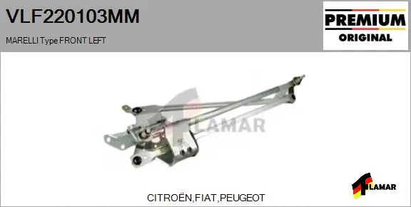 Wiper Linkage (VLF220103MM)