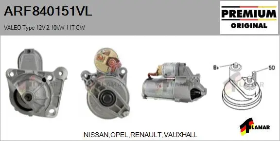 Starter (ARF840151VL)