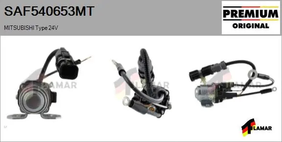 Solenoid Switch, starter (SAF540653MT)